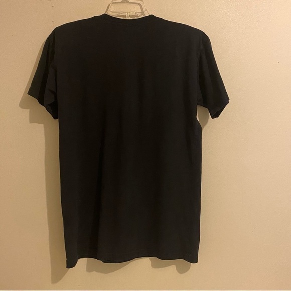 Vintage Women’s Animal Theme Pattern Short Sleeves Crew Neck T-shirt Black M - Picture 3 of 10